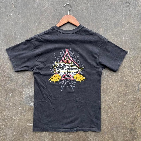 No Fear Y2K Style Double Sided Graphic T-shirt Size Small - Picture 1 of 6
